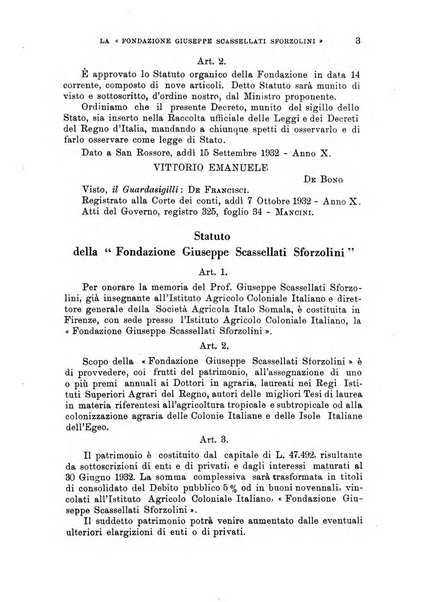 L'agricoltura coloniale organo dell'Istituto agricolo coloniale italiano e dell'Ufficio agrario sperimentale dell'Eritrea