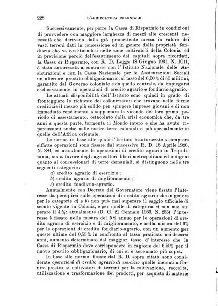 L'agricoltura coloniale organo dell'Istituto agricolo coloniale italiano e dell'Ufficio agrario sperimentale dell'Eritrea