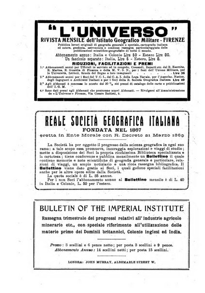 L'agricoltura coloniale organo dell'Istituto agricolo coloniale italiano e dell'Ufficio agrario sperimentale dell'Eritrea