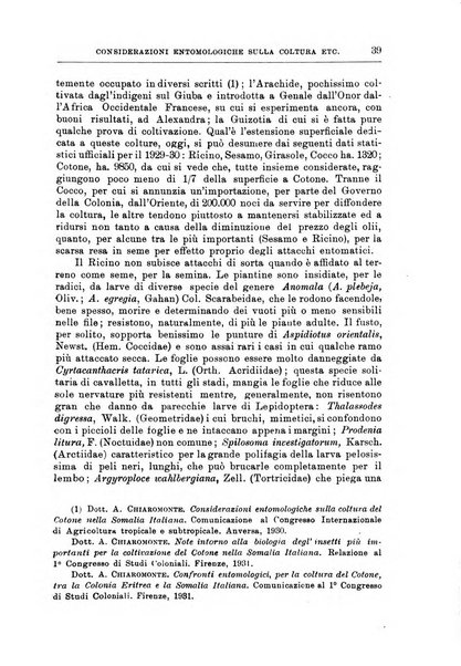 L'agricoltura coloniale organo dell'Istituto agricolo coloniale italiano e dell'Ufficio agrario sperimentale dell'Eritrea