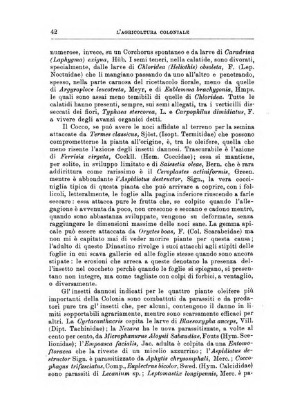 L'agricoltura coloniale organo dell'Istituto agricolo coloniale italiano e dell'Ufficio agrario sperimentale dell'Eritrea