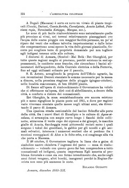 L'agricoltura coloniale organo dell'Istituto agricolo coloniale italiano e dell'Ufficio agrario sperimentale dell'Eritrea