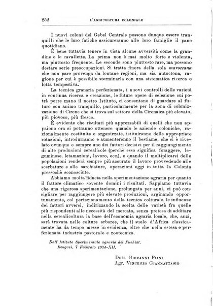 L'agricoltura coloniale organo dell'Istituto agricolo coloniale italiano e dell'Ufficio agrario sperimentale dell'Eritrea