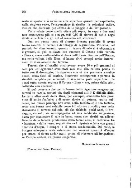 L'agricoltura coloniale organo dell'Istituto agricolo coloniale italiano e dell'Ufficio agrario sperimentale dell'Eritrea