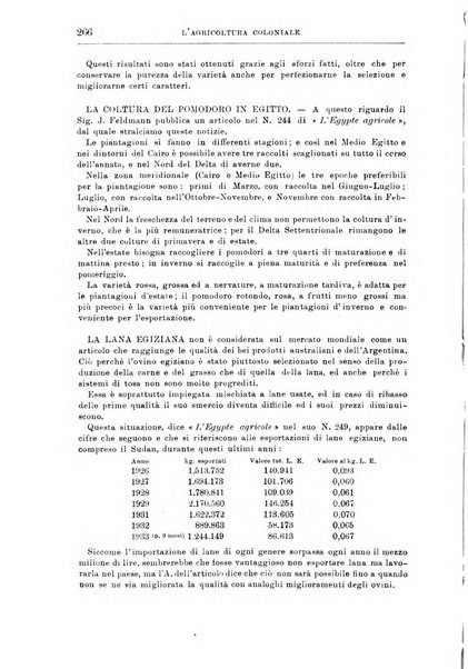 L'agricoltura coloniale organo dell'Istituto agricolo coloniale italiano e dell'Ufficio agrario sperimentale dell'Eritrea