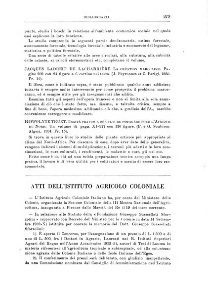 L'agricoltura coloniale organo dell'Istituto agricolo coloniale italiano e dell'Ufficio agrario sperimentale dell'Eritrea