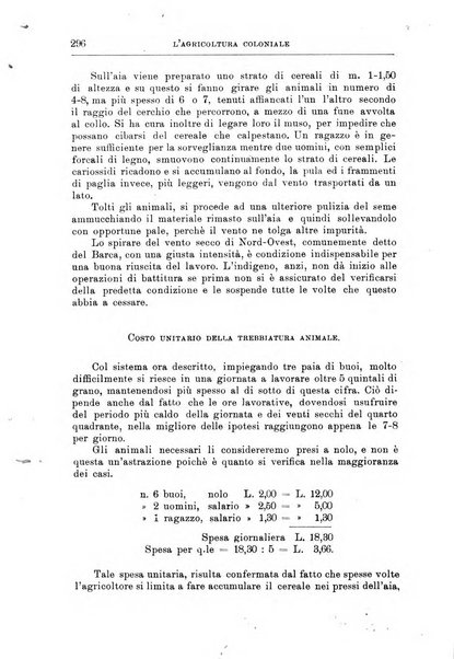 L'agricoltura coloniale organo dell'Istituto agricolo coloniale italiano e dell'Ufficio agrario sperimentale dell'Eritrea