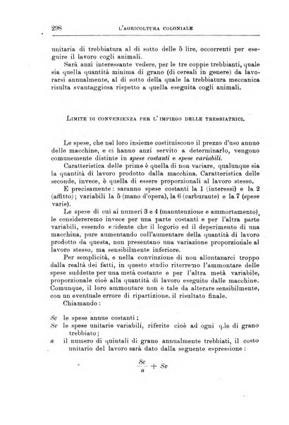 L'agricoltura coloniale organo dell'Istituto agricolo coloniale italiano e dell'Ufficio agrario sperimentale dell'Eritrea