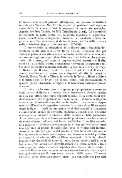 L'agricoltura coloniale organo dell'Istituto agricolo coloniale italiano e dell'Ufficio agrario sperimentale dell'Eritrea