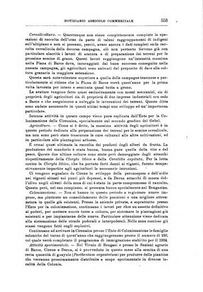 L'agricoltura coloniale organo dell'Istituto agricolo coloniale italiano e dell'Ufficio agrario sperimentale dell'Eritrea