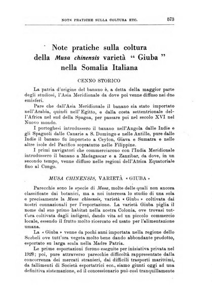 L'agricoltura coloniale organo dell'Istituto agricolo coloniale italiano e dell'Ufficio agrario sperimentale dell'Eritrea