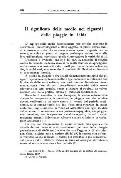 L'agricoltura coloniale organo dell'Istituto agricolo coloniale italiano e dell'Ufficio agrario sperimentale dell'Eritrea