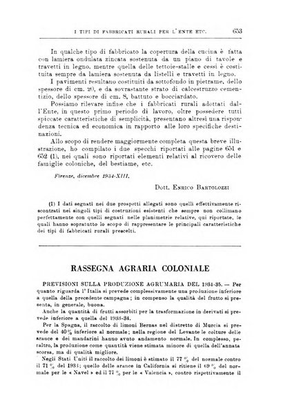 L'agricoltura coloniale organo dell'Istituto agricolo coloniale italiano e dell'Ufficio agrario sperimentale dell'Eritrea