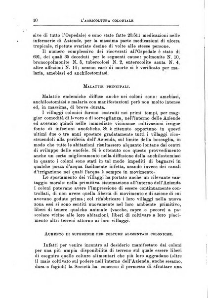 L'agricoltura coloniale organo dell'Istituto agricolo coloniale italiano e dell'Ufficio agrario sperimentale dell'Eritrea