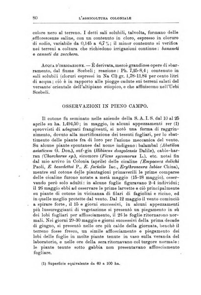 L'agricoltura coloniale organo dell'Istituto agricolo coloniale italiano e dell'Ufficio agrario sperimentale dell'Eritrea