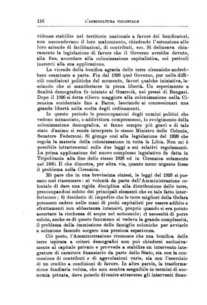 L'agricoltura coloniale organo dell'Istituto agricolo coloniale italiano e dell'Ufficio agrario sperimentale dell'Eritrea