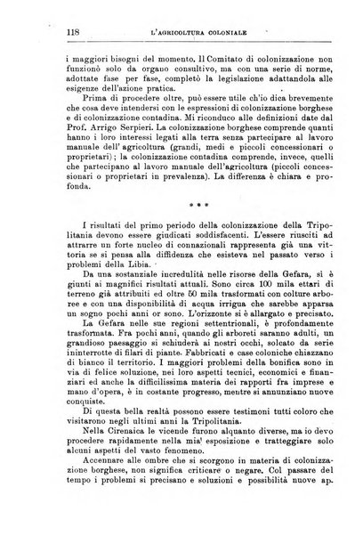 L'agricoltura coloniale organo dell'Istituto agricolo coloniale italiano e dell'Ufficio agrario sperimentale dell'Eritrea