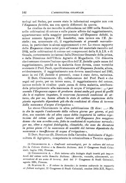 L'agricoltura coloniale organo dell'Istituto agricolo coloniale italiano e dell'Ufficio agrario sperimentale dell'Eritrea