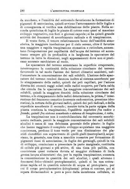 L'agricoltura coloniale organo dell'Istituto agricolo coloniale italiano e dell'Ufficio agrario sperimentale dell'Eritrea