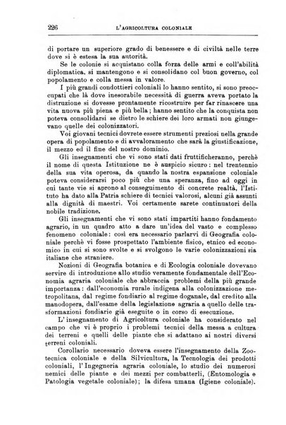 L'agricoltura coloniale organo dell'Istituto agricolo coloniale italiano e dell'Ufficio agrario sperimentale dell'Eritrea