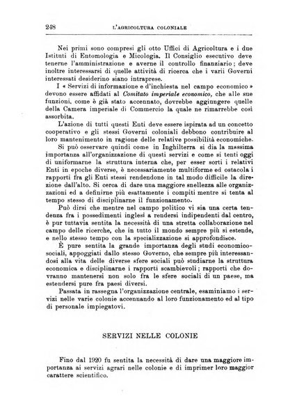 L'agricoltura coloniale organo dell'Istituto agricolo coloniale italiano e dell'Ufficio agrario sperimentale dell'Eritrea