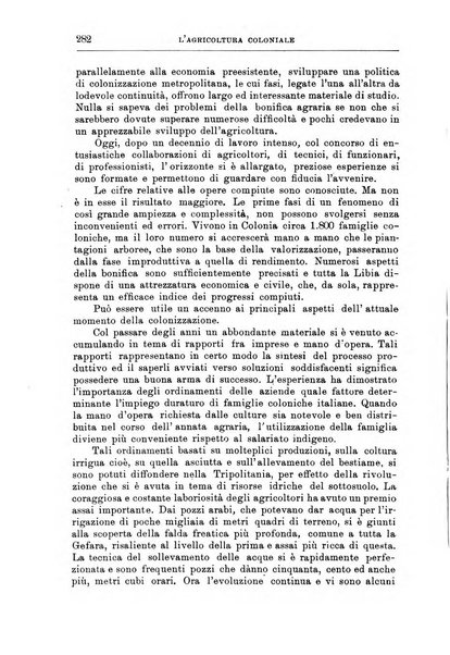 L'agricoltura coloniale organo dell'Istituto agricolo coloniale italiano e dell'Ufficio agrario sperimentale dell'Eritrea