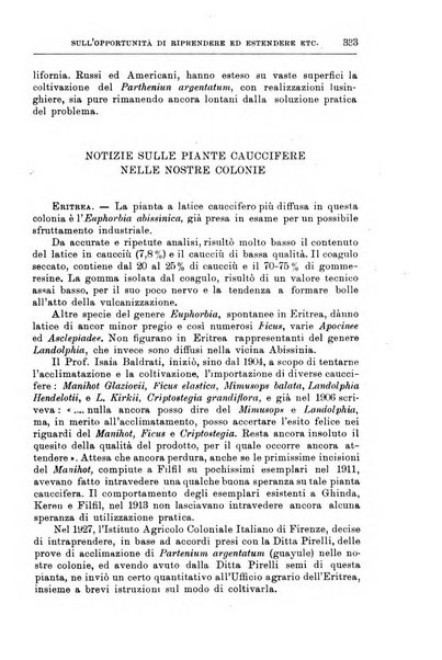 L'agricoltura coloniale organo dell'Istituto agricolo coloniale italiano e dell'Ufficio agrario sperimentale dell'Eritrea