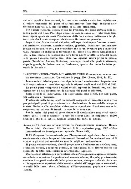 L'agricoltura coloniale organo dell'Istituto agricolo coloniale italiano e dell'Ufficio agrario sperimentale dell'Eritrea