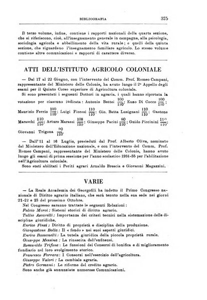 L'agricoltura coloniale organo dell'Istituto agricolo coloniale italiano e dell'Ufficio agrario sperimentale dell'Eritrea