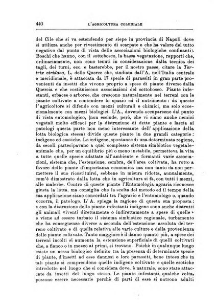 L'agricoltura coloniale organo dell'Istituto agricolo coloniale italiano e dell'Ufficio agrario sperimentale dell'Eritrea