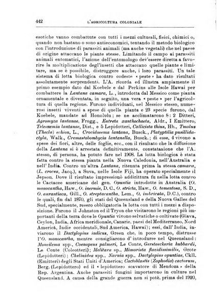 L'agricoltura coloniale organo dell'Istituto agricolo coloniale italiano e dell'Ufficio agrario sperimentale dell'Eritrea