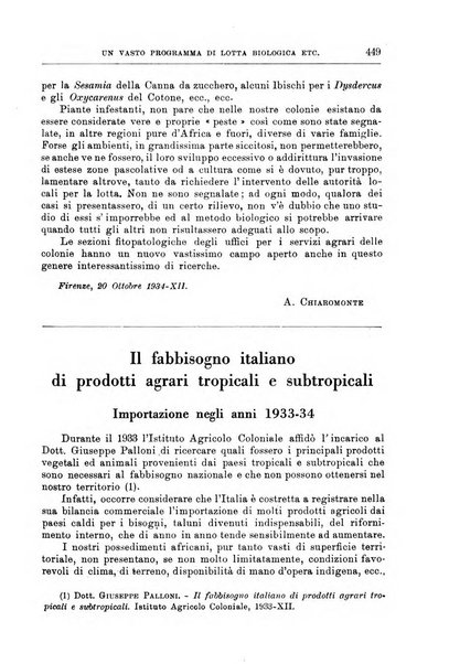 L'agricoltura coloniale organo dell'Istituto agricolo coloniale italiano e dell'Ufficio agrario sperimentale dell'Eritrea