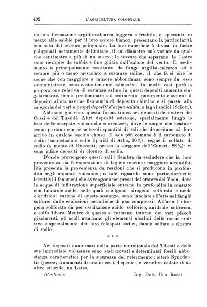 L'agricoltura coloniale organo dell'Istituto agricolo coloniale italiano e dell'Ufficio agrario sperimentale dell'Eritrea