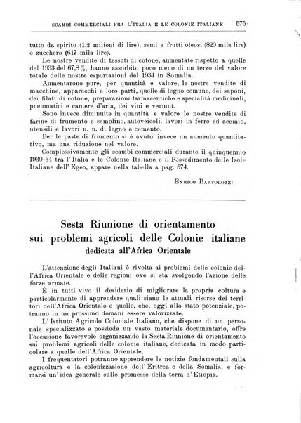 L'agricoltura coloniale organo dell'Istituto agricolo coloniale italiano e dell'Ufficio agrario sperimentale dell'Eritrea