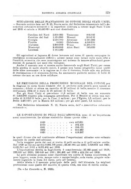 L'agricoltura coloniale organo dell'Istituto agricolo coloniale italiano e dell'Ufficio agrario sperimentale dell'Eritrea