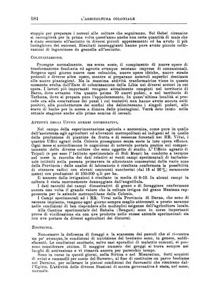 L'agricoltura coloniale organo dell'Istituto agricolo coloniale italiano e dell'Ufficio agrario sperimentale dell'Eritrea