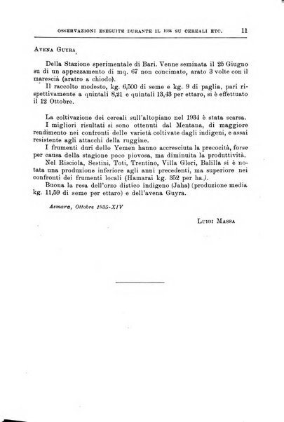 L'agricoltura coloniale organo dell'Istituto agricolo coloniale italiano e dell'Ufficio agrario sperimentale dell'Eritrea