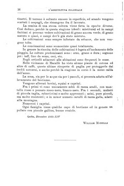 L'agricoltura coloniale organo dell'Istituto agricolo coloniale italiano e dell'Ufficio agrario sperimentale dell'Eritrea