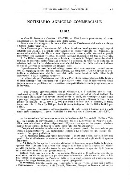 L'agricoltura coloniale organo dell'Istituto agricolo coloniale italiano e dell'Ufficio agrario sperimentale dell'Eritrea