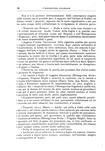 L'agricoltura coloniale organo dell'Istituto agricolo coloniale italiano e dell'Ufficio agrario sperimentale dell'Eritrea