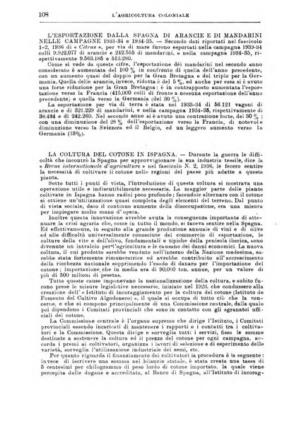 L'agricoltura coloniale organo dell'Istituto agricolo coloniale italiano e dell'Ufficio agrario sperimentale dell'Eritrea