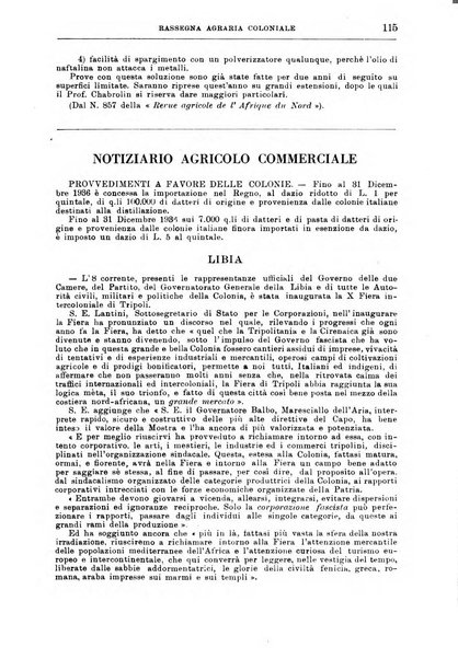 L'agricoltura coloniale organo dell'Istituto agricolo coloniale italiano e dell'Ufficio agrario sperimentale dell'Eritrea