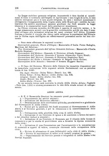 L'agricoltura coloniale organo dell'Istituto agricolo coloniale italiano e dell'Ufficio agrario sperimentale dell'Eritrea