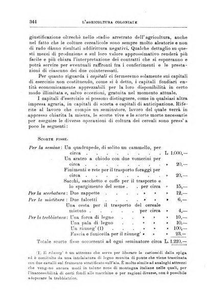 L'agricoltura coloniale organo dell'Istituto agricolo coloniale italiano e dell'Ufficio agrario sperimentale dell'Eritrea