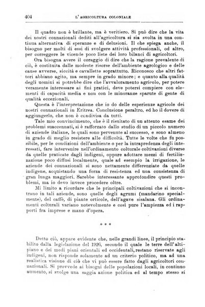 L'agricoltura coloniale organo dell'Istituto agricolo coloniale italiano e dell'Ufficio agrario sperimentale dell'Eritrea