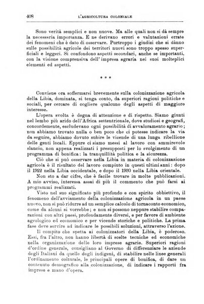 L'agricoltura coloniale organo dell'Istituto agricolo coloniale italiano e dell'Ufficio agrario sperimentale dell'Eritrea