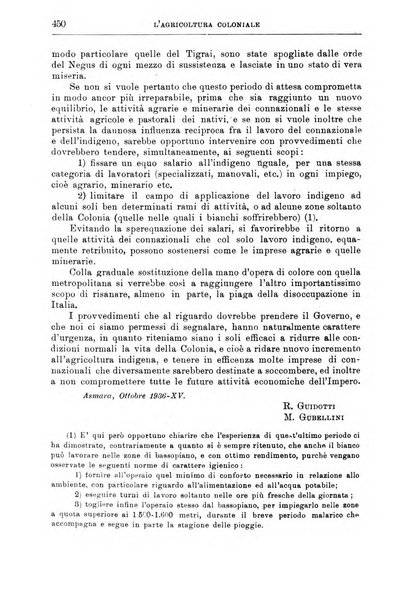 L'agricoltura coloniale organo dell'Istituto agricolo coloniale italiano e dell'Ufficio agrario sperimentale dell'Eritrea