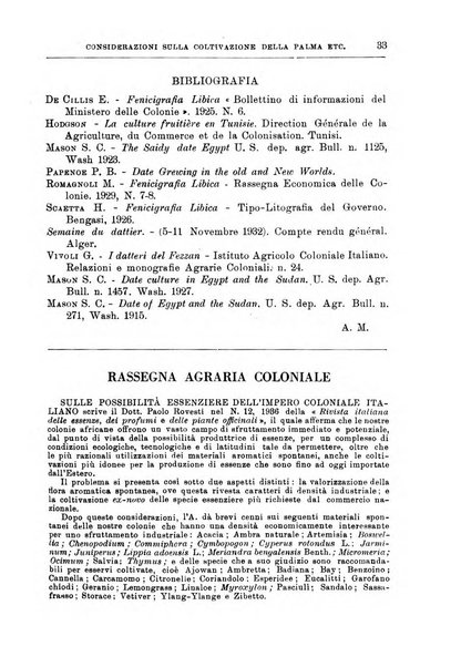 L'agricoltura coloniale organo dell'Istituto agricolo coloniale italiano e dell'Ufficio agrario sperimentale dell'Eritrea