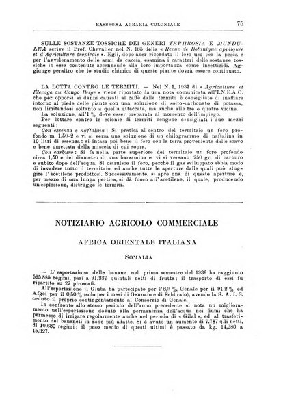 L'agricoltura coloniale organo dell'Istituto agricolo coloniale italiano e dell'Ufficio agrario sperimentale dell'Eritrea