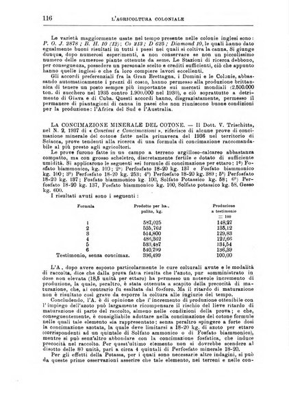 L'agricoltura coloniale organo dell'Istituto agricolo coloniale italiano e dell'Ufficio agrario sperimentale dell'Eritrea